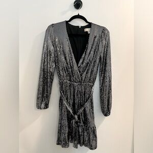 MICHAEL KORS Long Sleeve Mini Dress